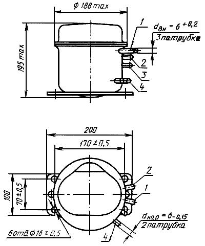 ГОСТ 17008-85 Компрессоры хладоновые герметичные. Общие технические условия (с Изменениями N 1, 2)