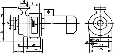ГОСТ 22247-96 Насосы центробежные консольные для воды. Основные параметры и размеры. Требования безопасности. Методы контроля