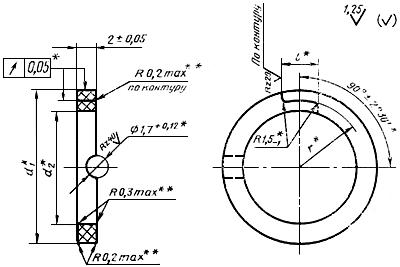 ГОСТ 23820-79 Устройства уплотнительные фторопластовые с гофрированными пружинами для поршней. Кольца фторопластовые. Конструкция и размеры (с Изменением N 1)