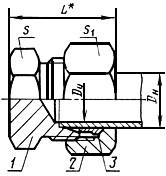 ГОСТ 24091-80 Соединения трубопроводов с врезающимся кольцом и заглушкой. Конструкция (с Изменением N 1)