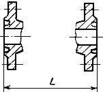 ГОСТ 3326-86 Клапаны запорные, клапаны и затворы обратные. Строительные длины