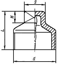 ГОСТ 8963-75 Соединительные части из ковкого чугуна с цилиндрической резьбой для трубопроводов. Пробки. Основные размеры (с Изменениями N 1, 2)
